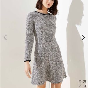 Shimmer Boucle Flare Dress (Barely Worn)